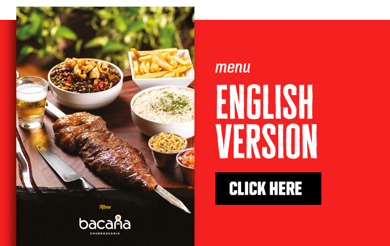Bacana Churrascaria - English Menu